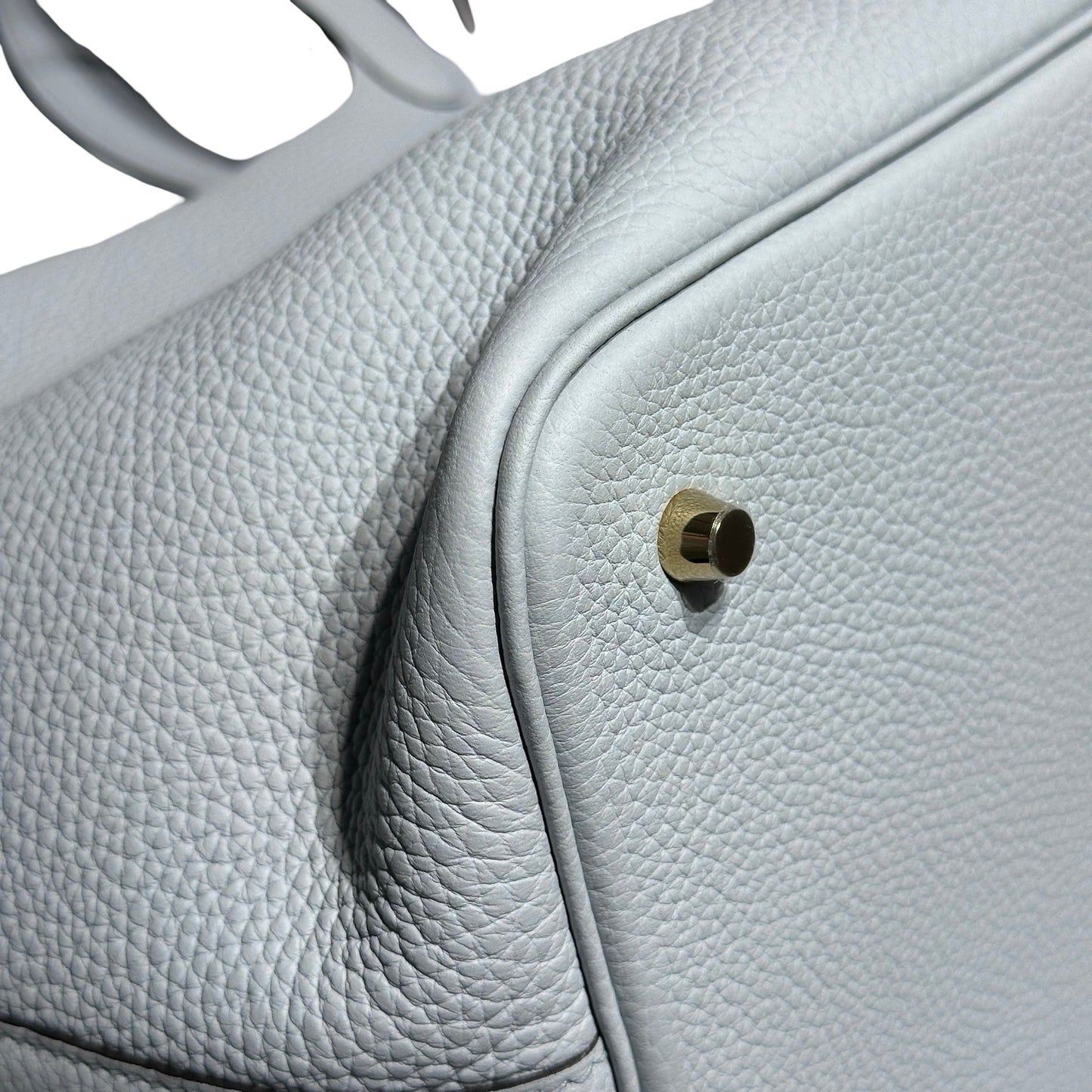 Unused HERMÈS Picotin 22 Handbag Blue GHW