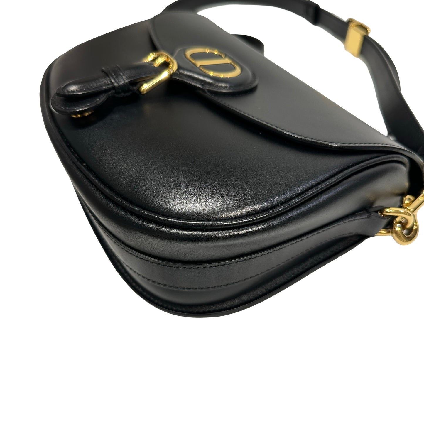 Used DIOR Bobby Cross Body Bag Black GHW