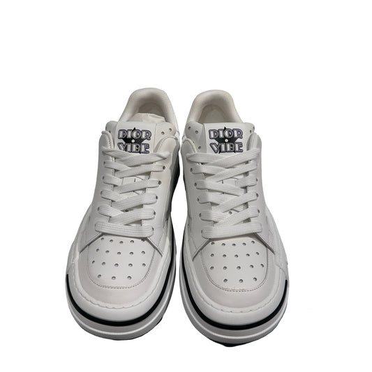 Dior Calfskin Leather Dior Vibe Sneakers White
