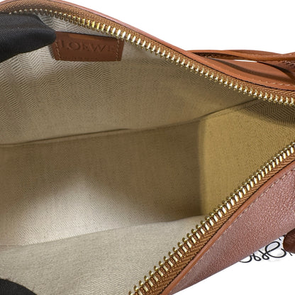 Used LOEWE Basket Bag Shoulder Bag Brown PHW