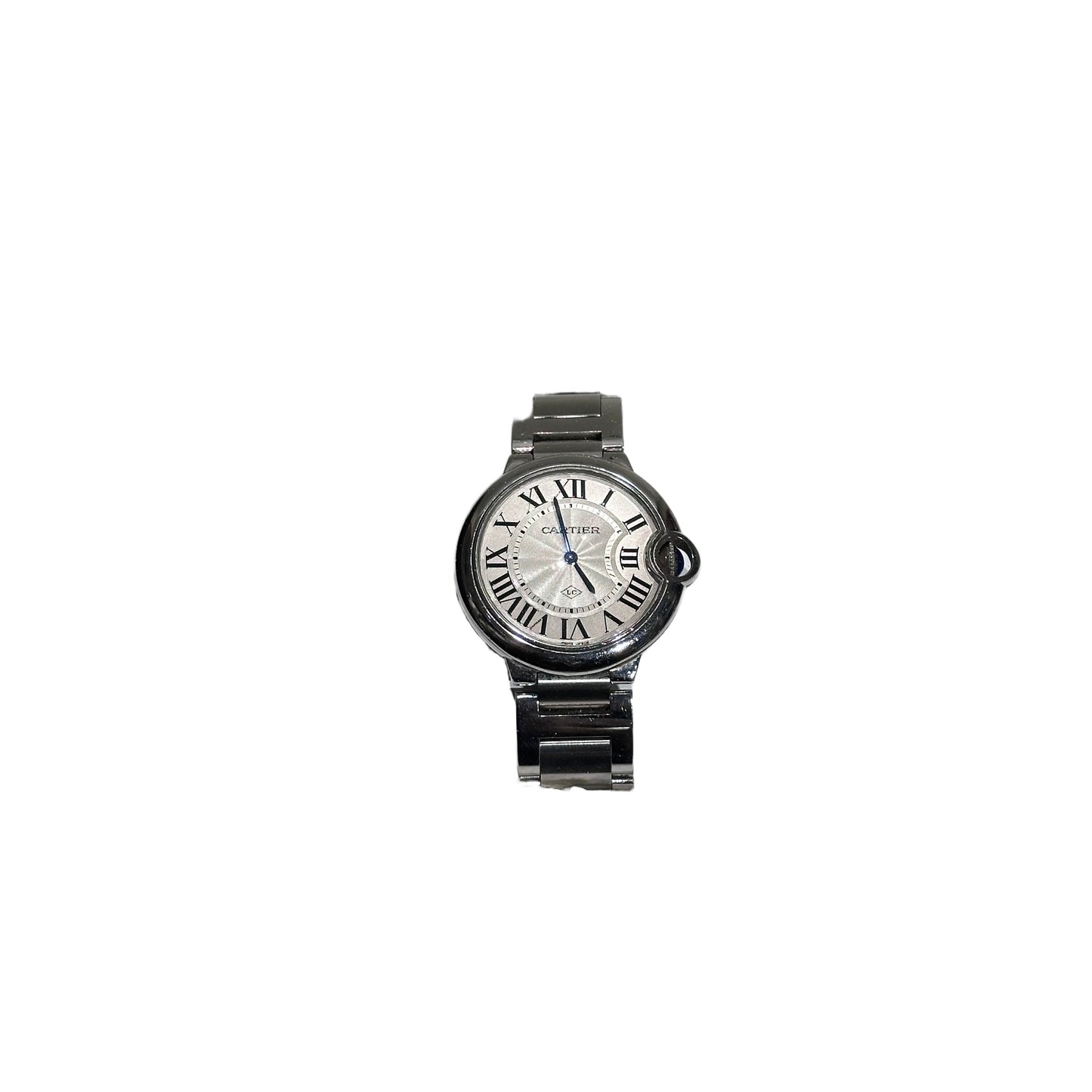 Used CARTIER Balloon Blue Watch Watch Silver