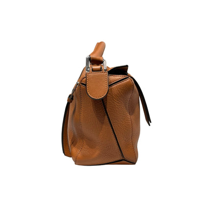 Used LOEWE Puzzle Cross Body Bag Brown PHW