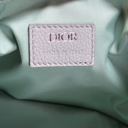 Used DIOR Dior Oblique Oblique Terry Tote Bag Tote Bag Green White
