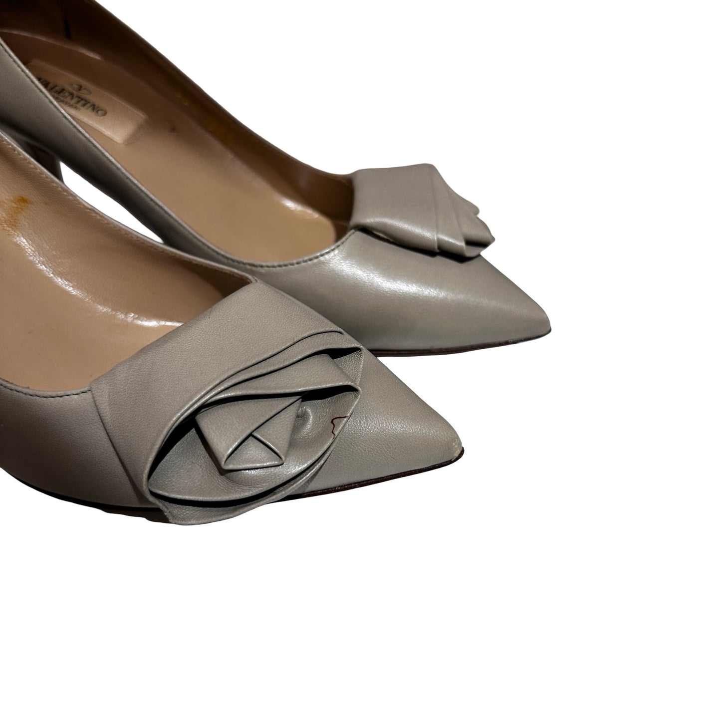 Used VALENTINO Heels Shoes Grey