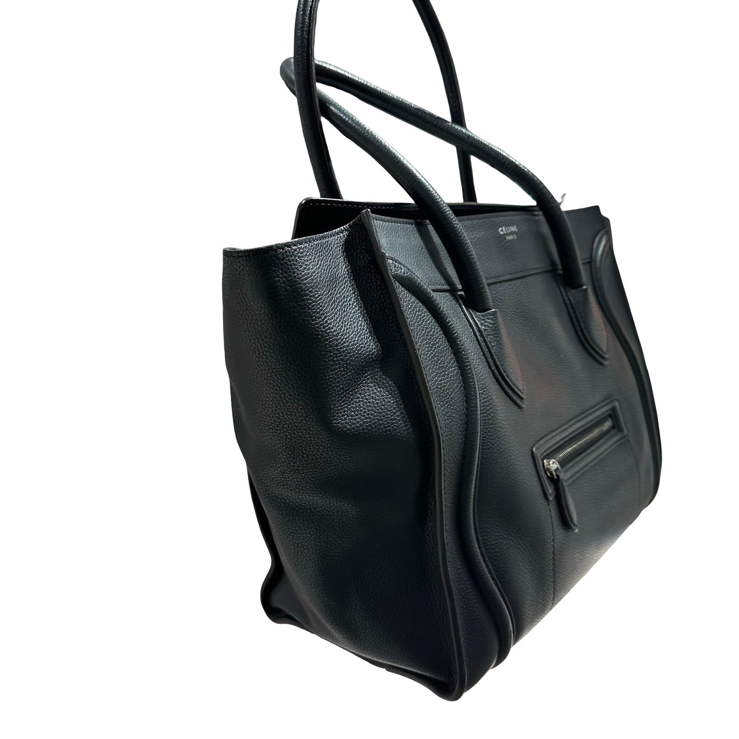 Used CÉLINE Luggage Large Handbag Black