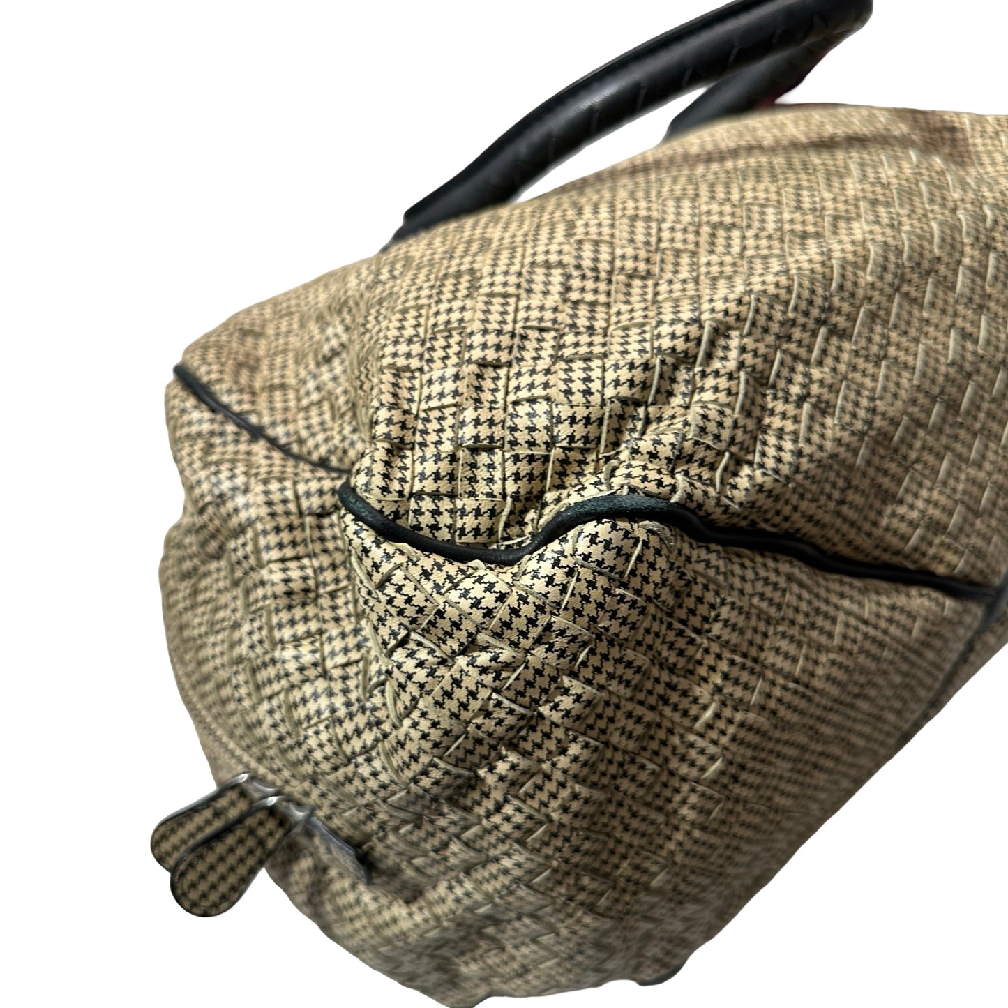 Used BOTTEGA VENETA Tote Bag Beige Black