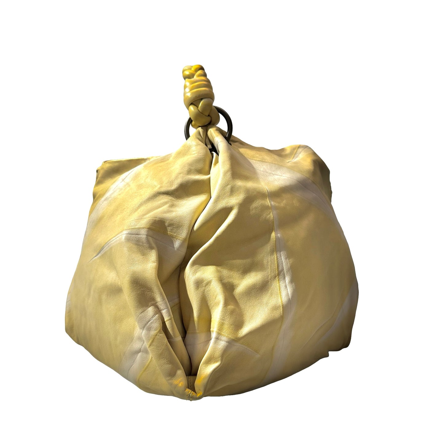 Used BOTTEGA VENETA Shoulder Hobo Bag Yellow