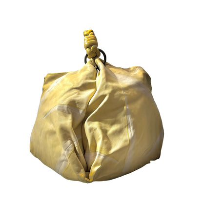 Used BOTTEGA VENETA Shoulder Hobo Bag Yellow