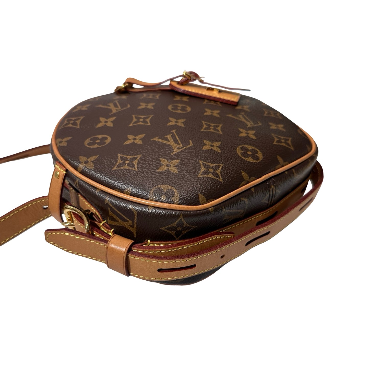 Used Louis Vuitton Monogram Eclipse Coated Canvas Shoulder Bag Brown GHW