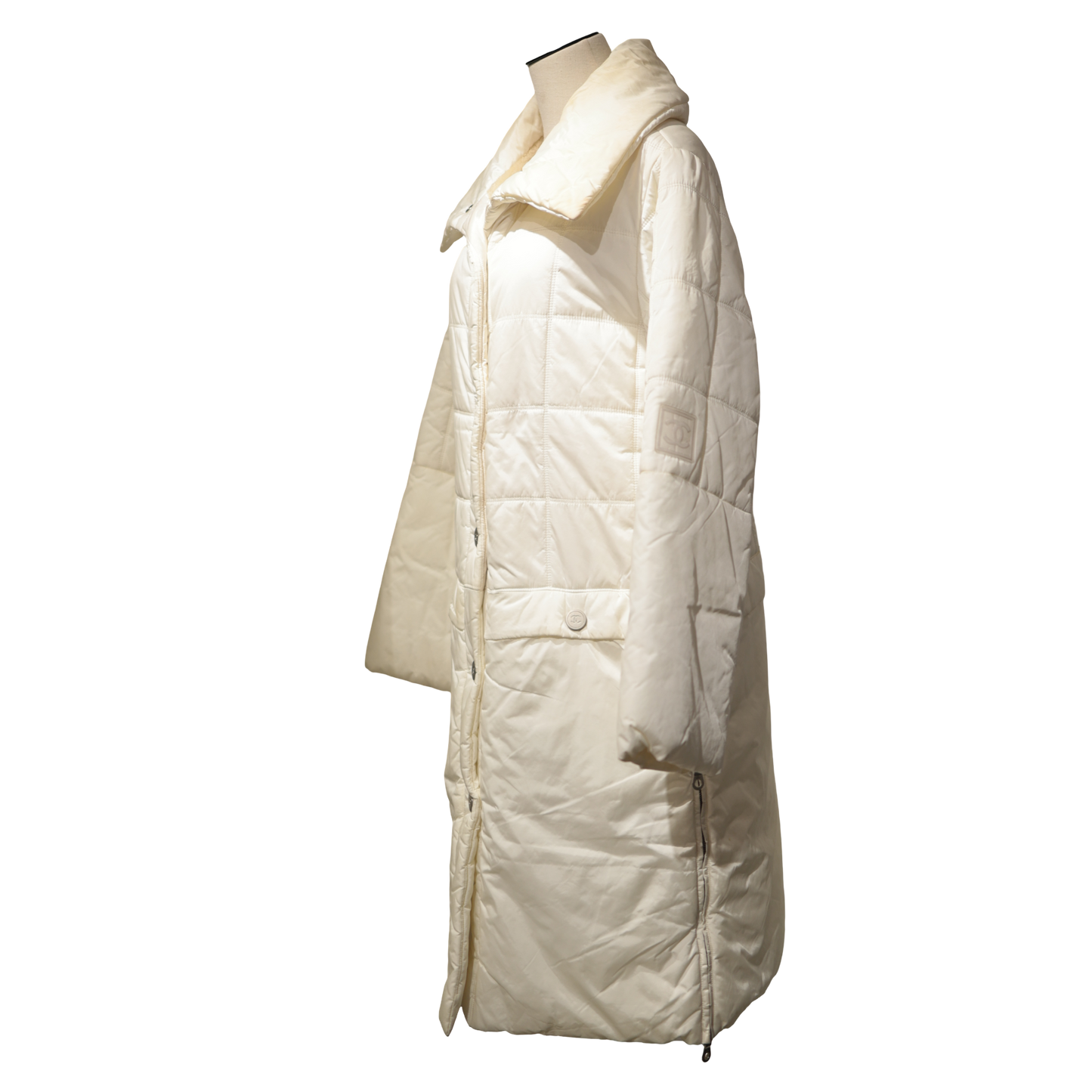 CHANEL WHITE LONG JACKET [20002014]