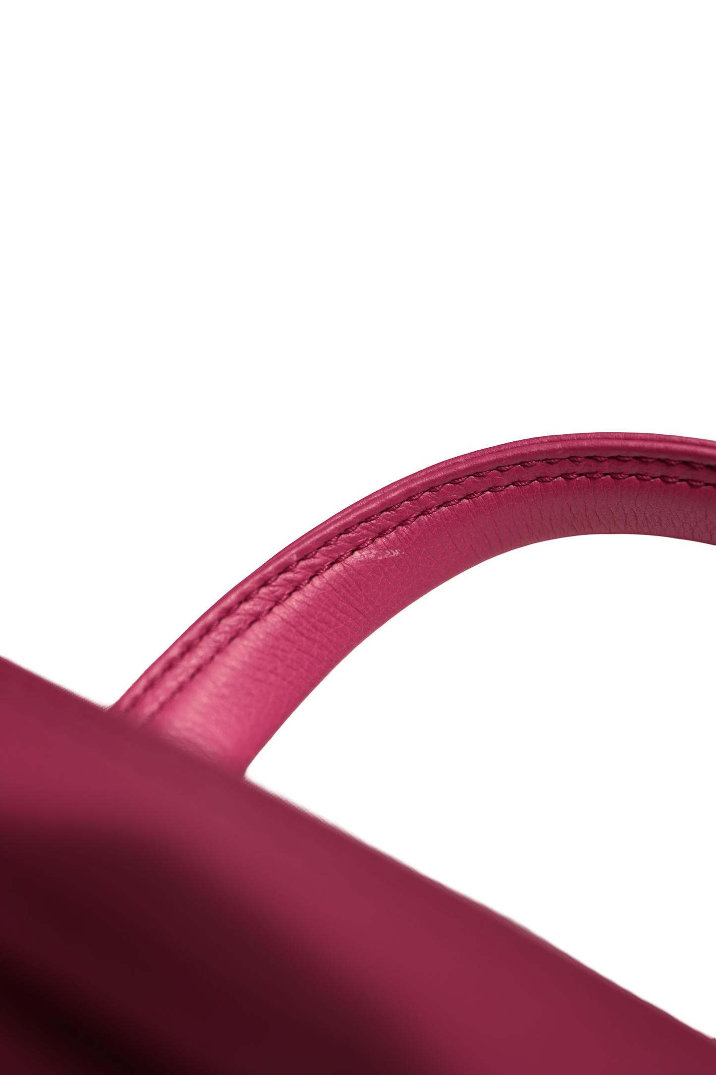 BALENCIAGA TRIANGLE S DUFFLE PINK LEATHER PHW CROSSBODY BAG [3000515]