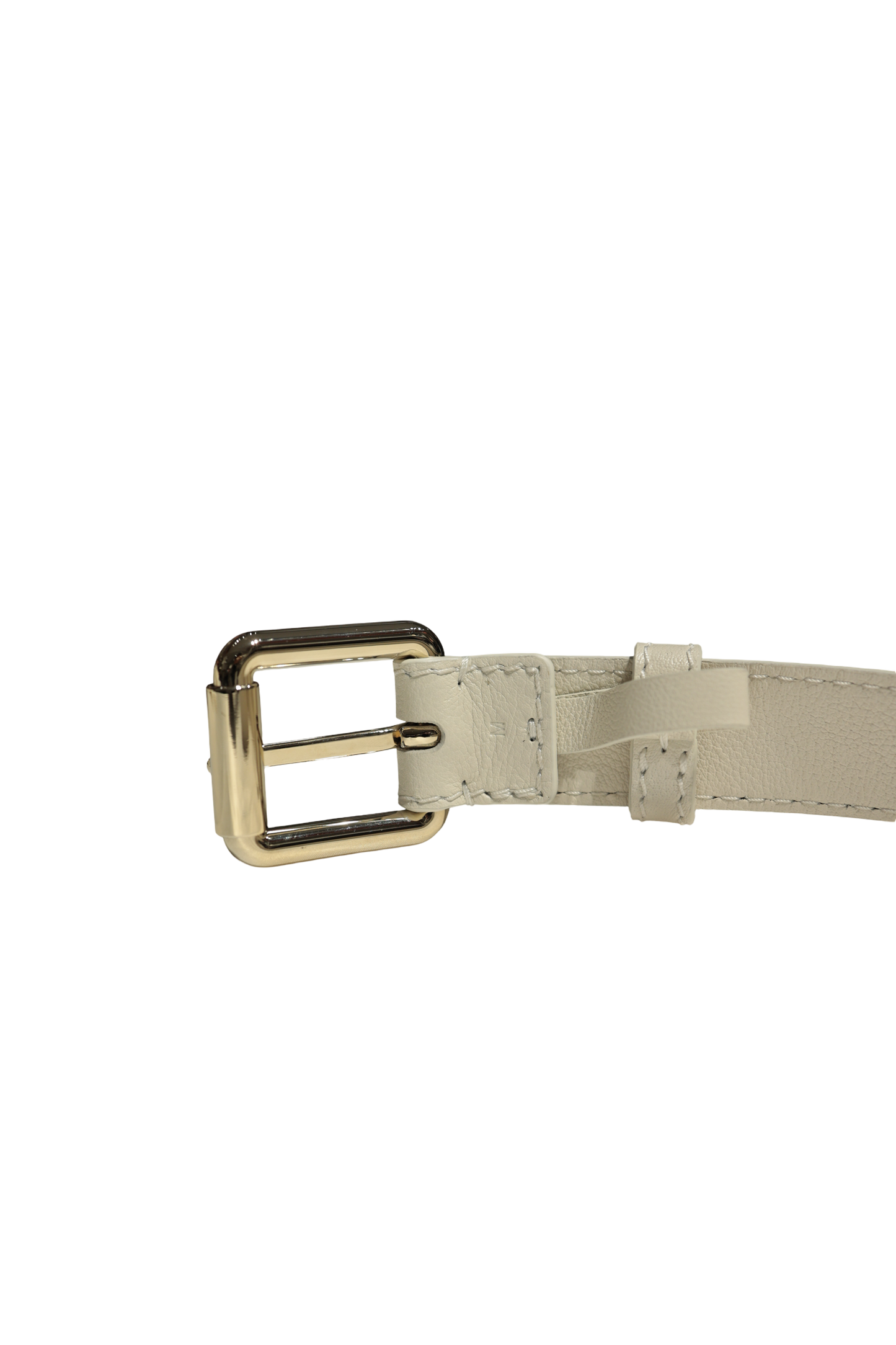 CHLOE EDITH WHITE GHW BELT [3000514]