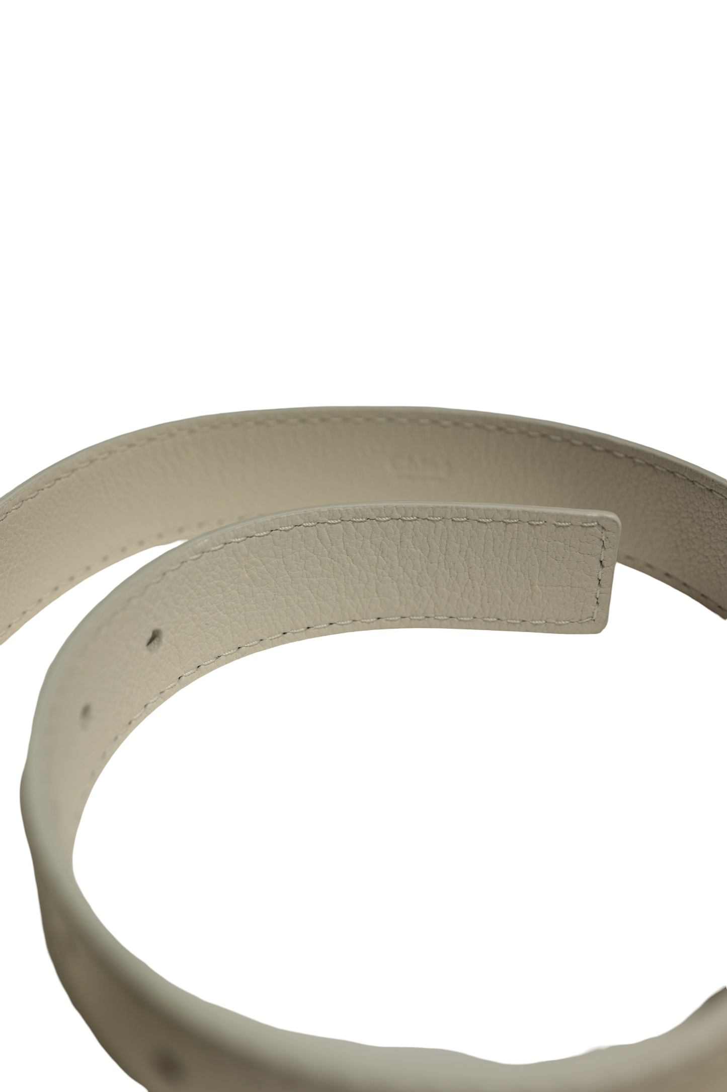 CHLOE EDITH WHITE GHW BELT [3000514]