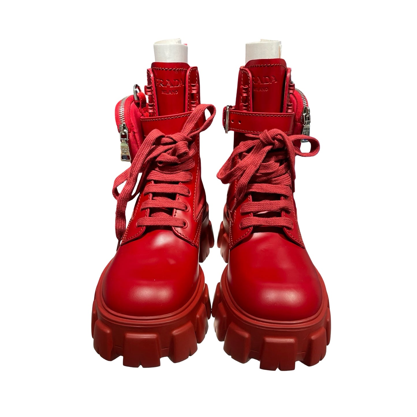 PRADA RED SHOES [3000887]