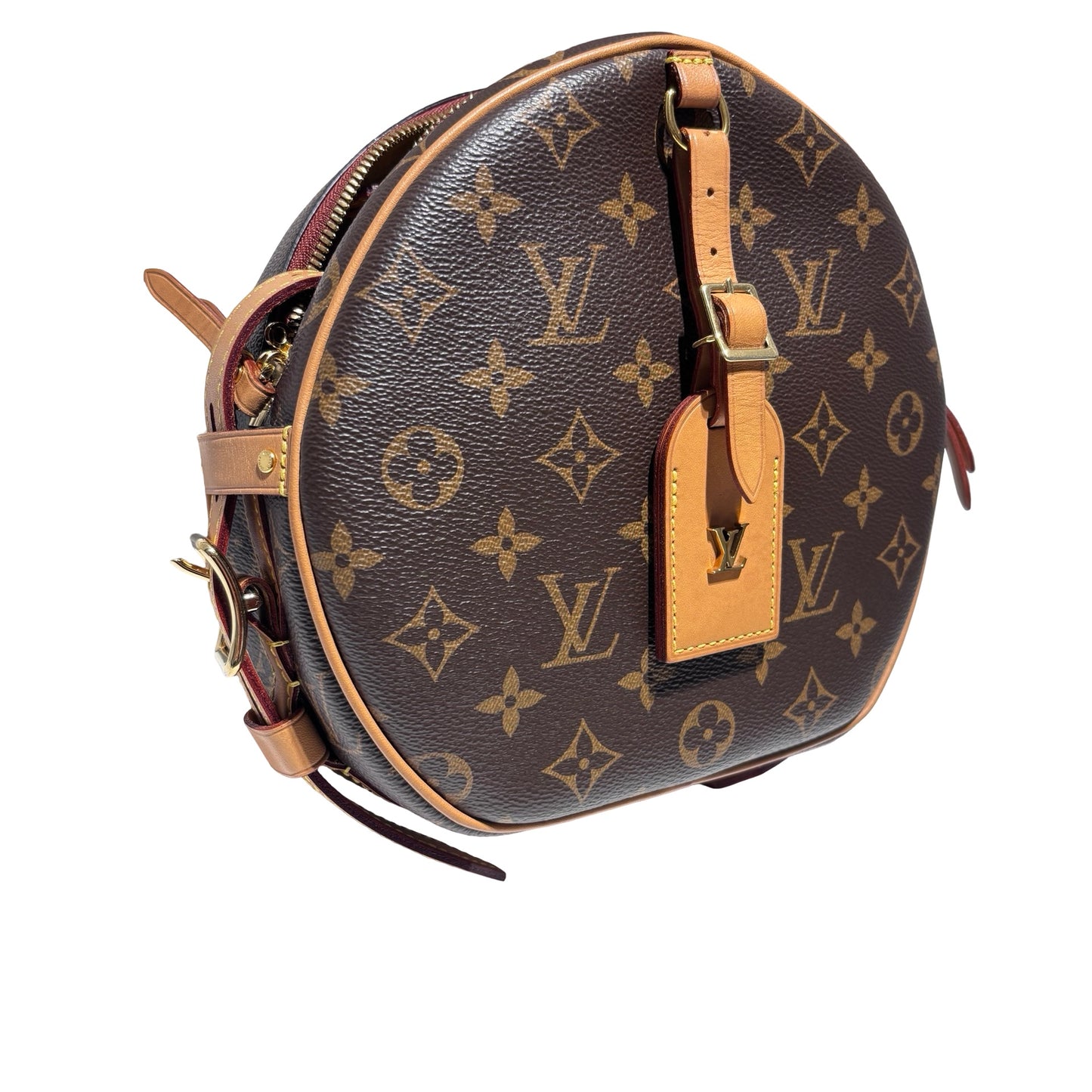 Used LOUIS VUITTON Boîte Chapeau Souple Cross Body Bag Brown