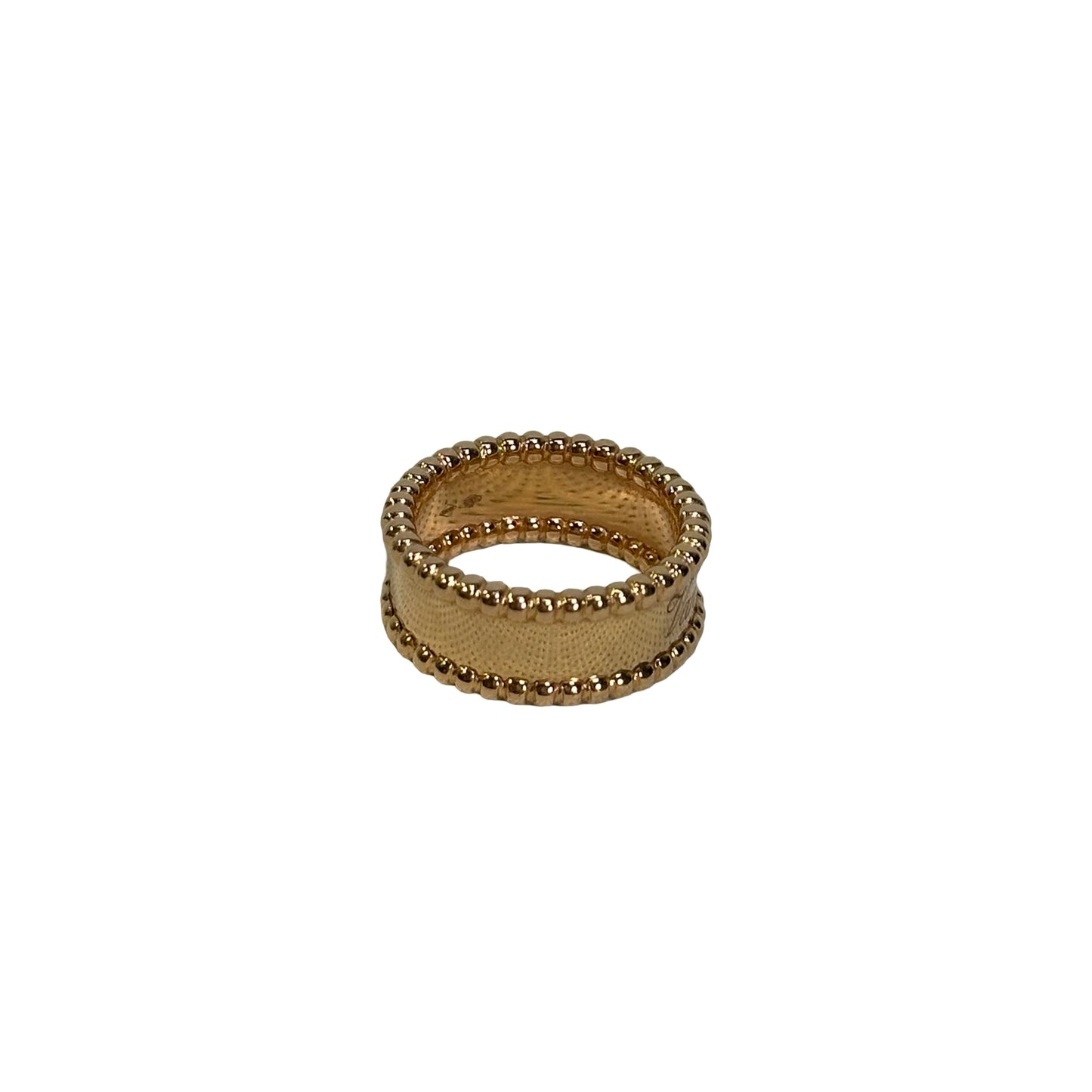 Used VAN CLEEF & ARPELS AU750 Perlee Ring Rose gold