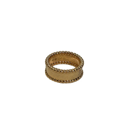 Used VAN CLEEF & ARPELS AU750 Perlee Ring Rose gold