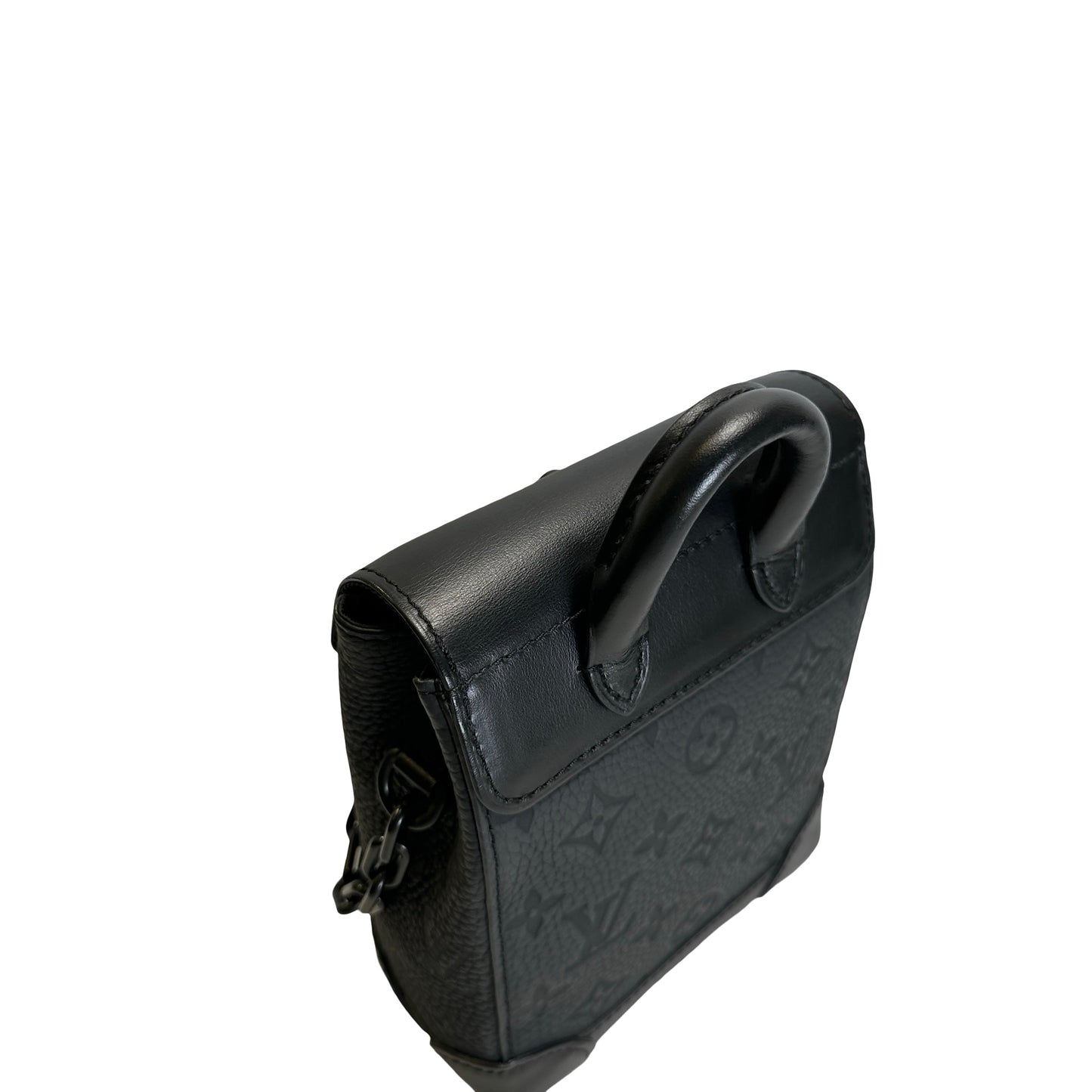Used LOUIS VUITTON Monogram Leather Shoulder bag Backpack Black