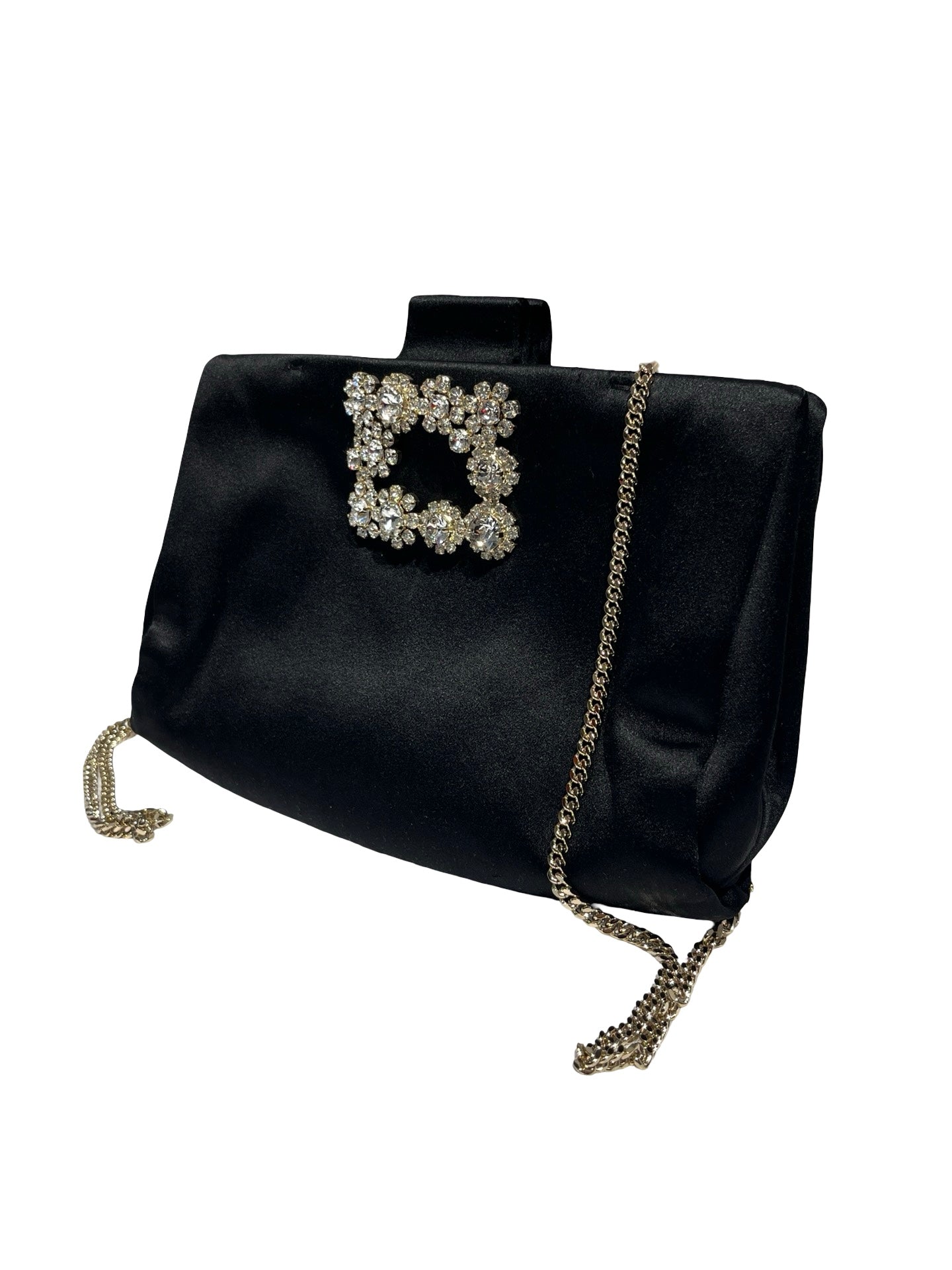 Used ROGER VIVIER Clutch Clothes Black