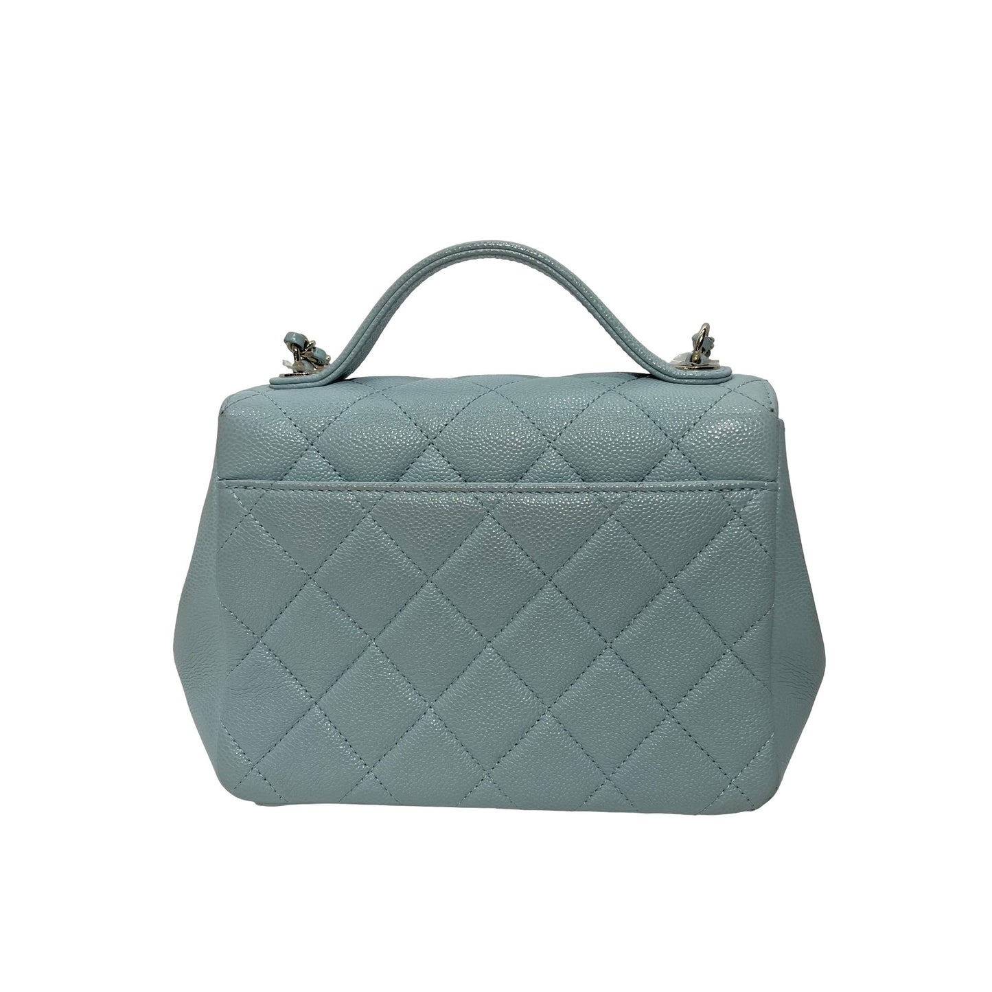 CHANEL AFFINITY BLUE GHW CAVIAR CHAIN SHOULDER BAG [3001753]