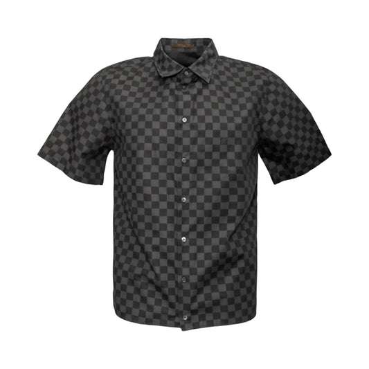 LV DAMIER EBENE SHORT-SLEEVED SHIRT [20000289]