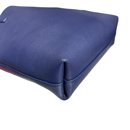 Used SAINT LAURENT Tote Bag Navy Blue GHW