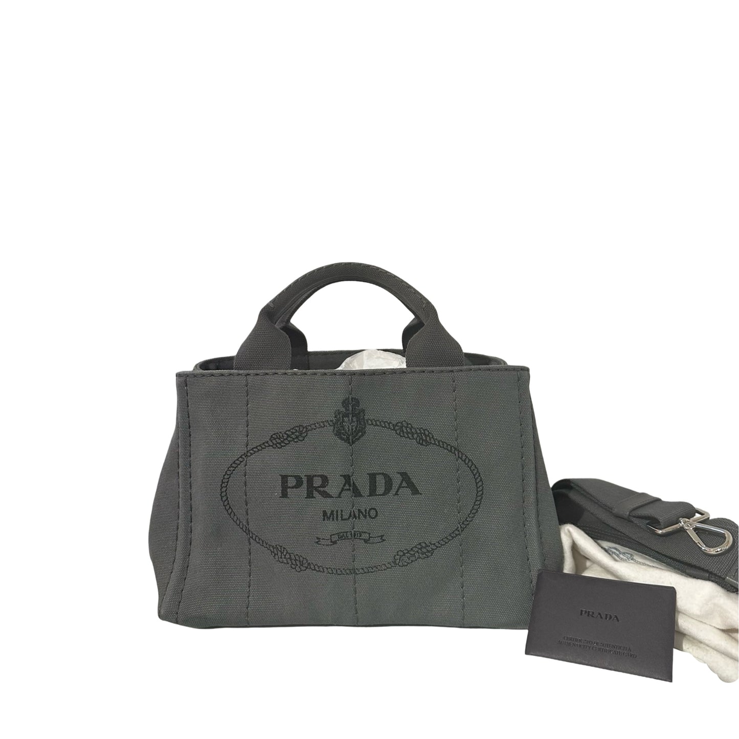 PRADA CANAPA TWO WAY SHOULDER BAG [20000087]