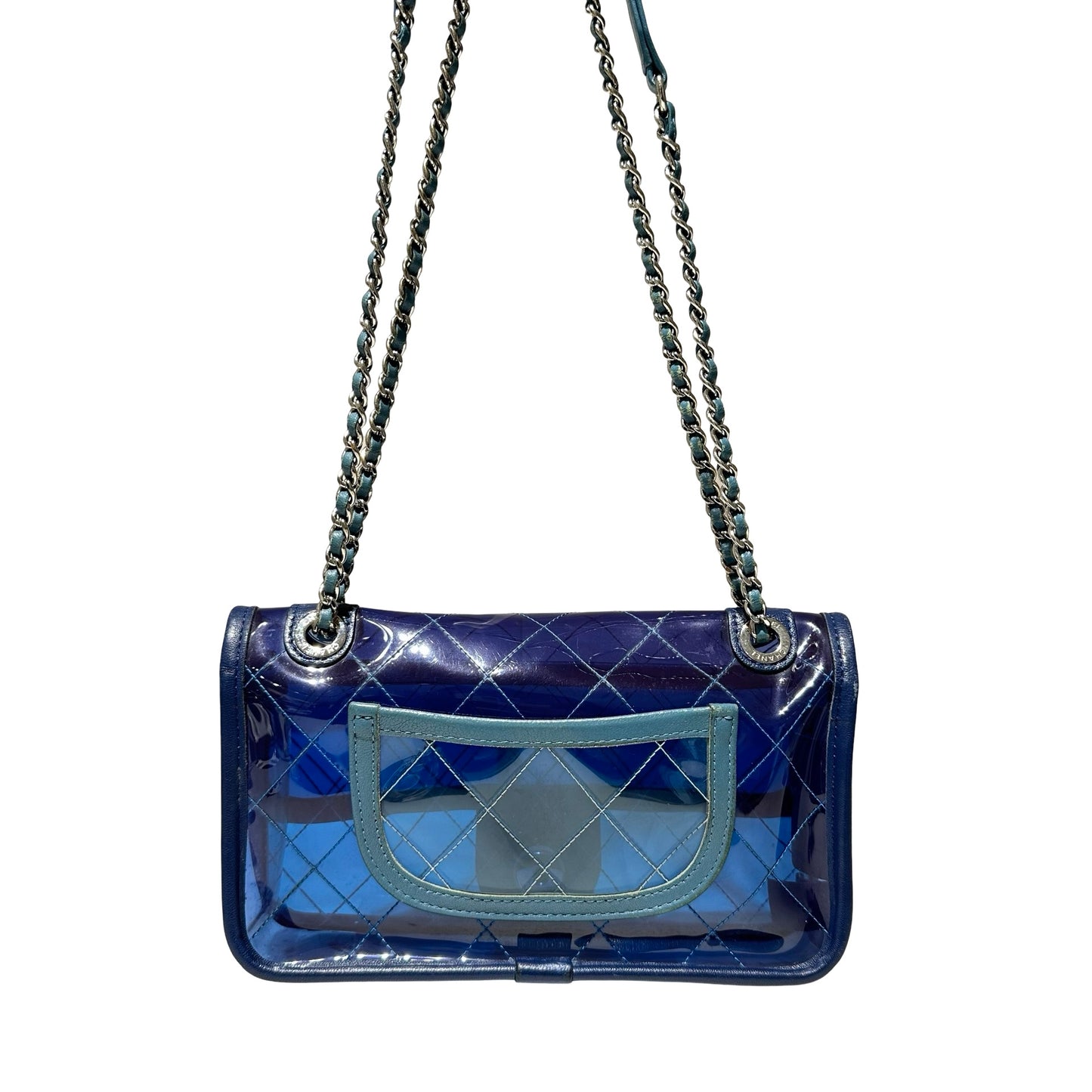 Plastic,PVC Splash flap Chain Shoulder Bag [101604]