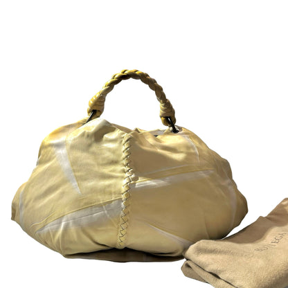 Used BOTTEGA VENETA Shoulder Hobo Bag Yellow