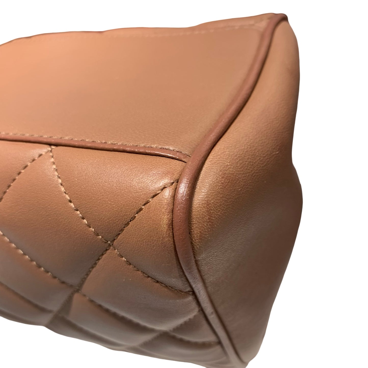 CHANEL MISIA CAMERA FLAP BROWN LAMBSKIN GHW CHAIN SHOULDER BAG [A04211]