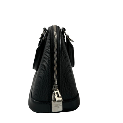 Used Louis Vuitton Epi Leather Alma BB Shoulder Bag Black PHW