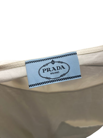 Used PRADA Fur Long Sleeve Clothes Blue