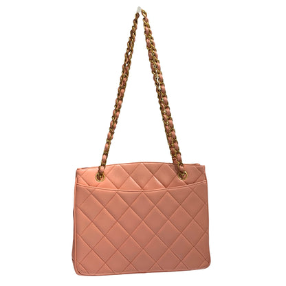 CHANEL VINTAGE CC TURN-LOCK CHAIN SHOULDER BAG [A04210]