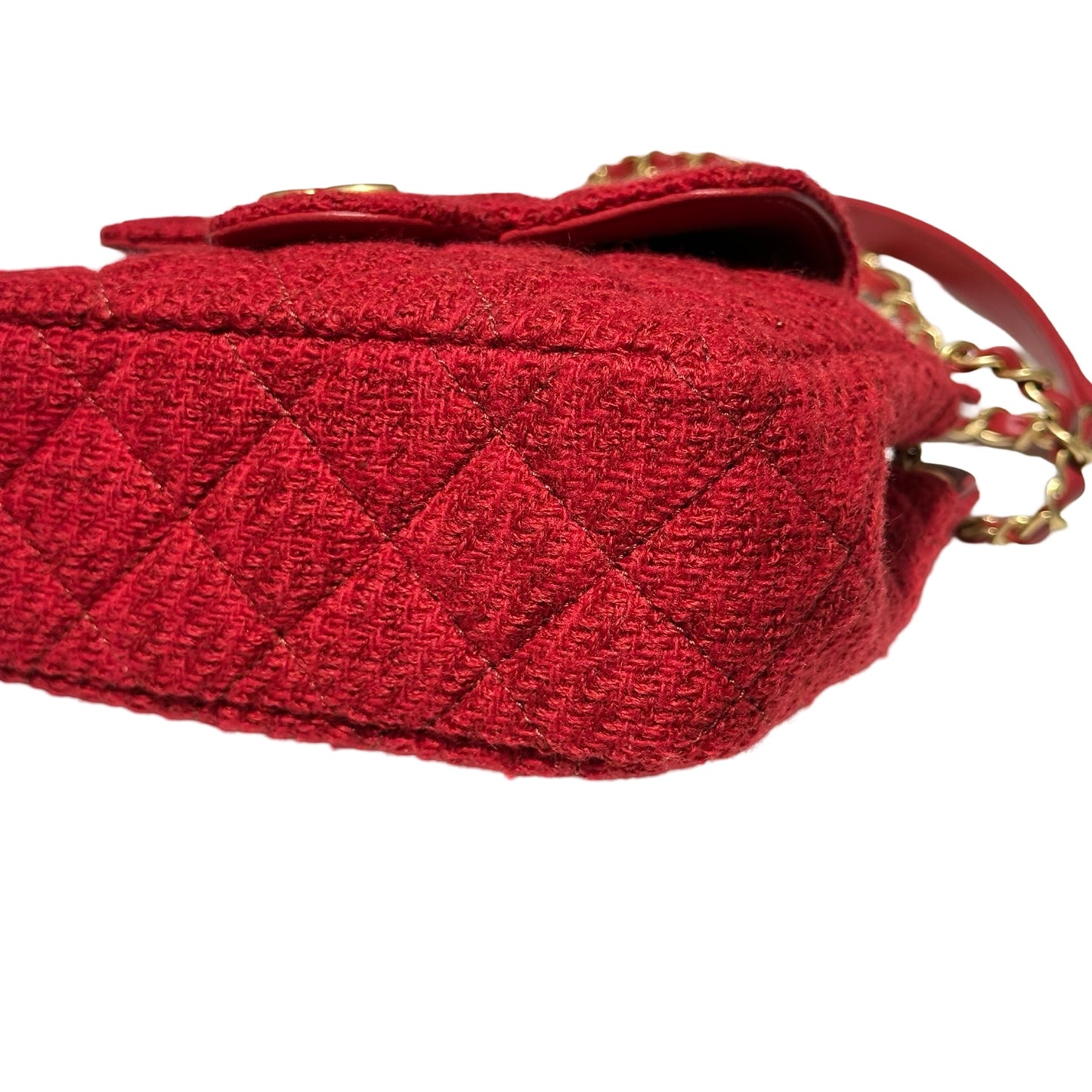 Matelasse Quilted Tweed Small hobo Two Way Shoulder Bag [101658]