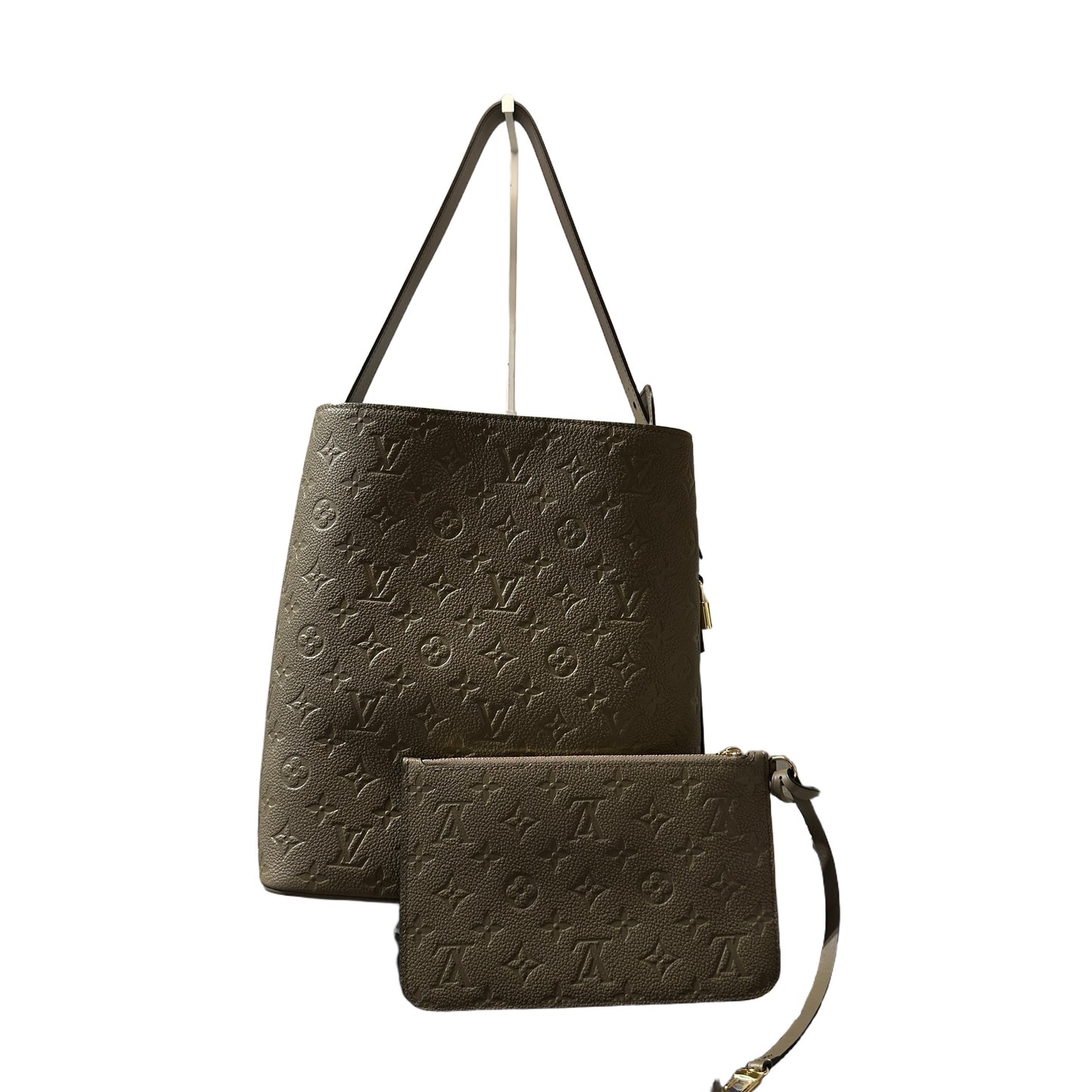 Used LOUIS VUITTON All in GM Shoulder Bag Brown GHW