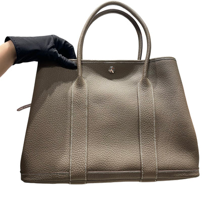 Used HERMES TC Garden Party 36 Tote Bag Etoupe GHW
