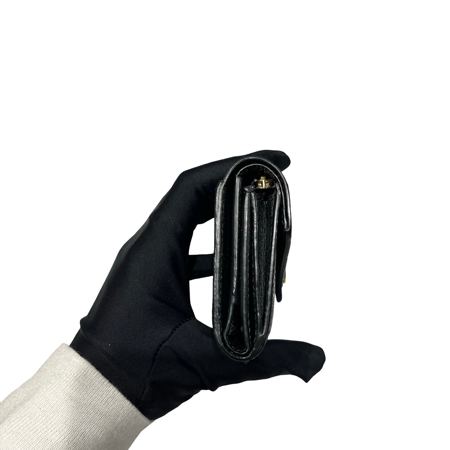 Used LOUIS VUITTON Wallet Black GHW
