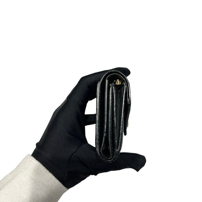Used LOUIS VUITTON Wallet Black GHW