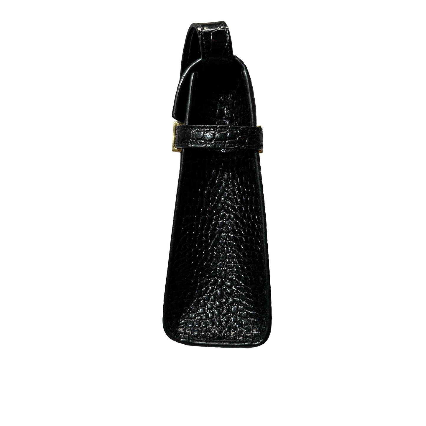 Used SAINT LAURENT Manhattan Medium Shoulder Bag Black GHW
