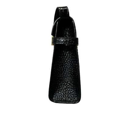 Used SAINT LAURENT Manhattan Medium Shoulder Bag Black GHW