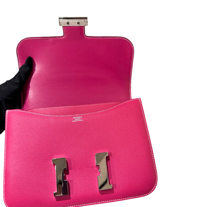Used Hermès Constance 24 Shoulder Bag Pink PHW