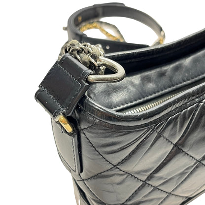 Used CHANEL Gabrielle Chain Shoulder Bag Black