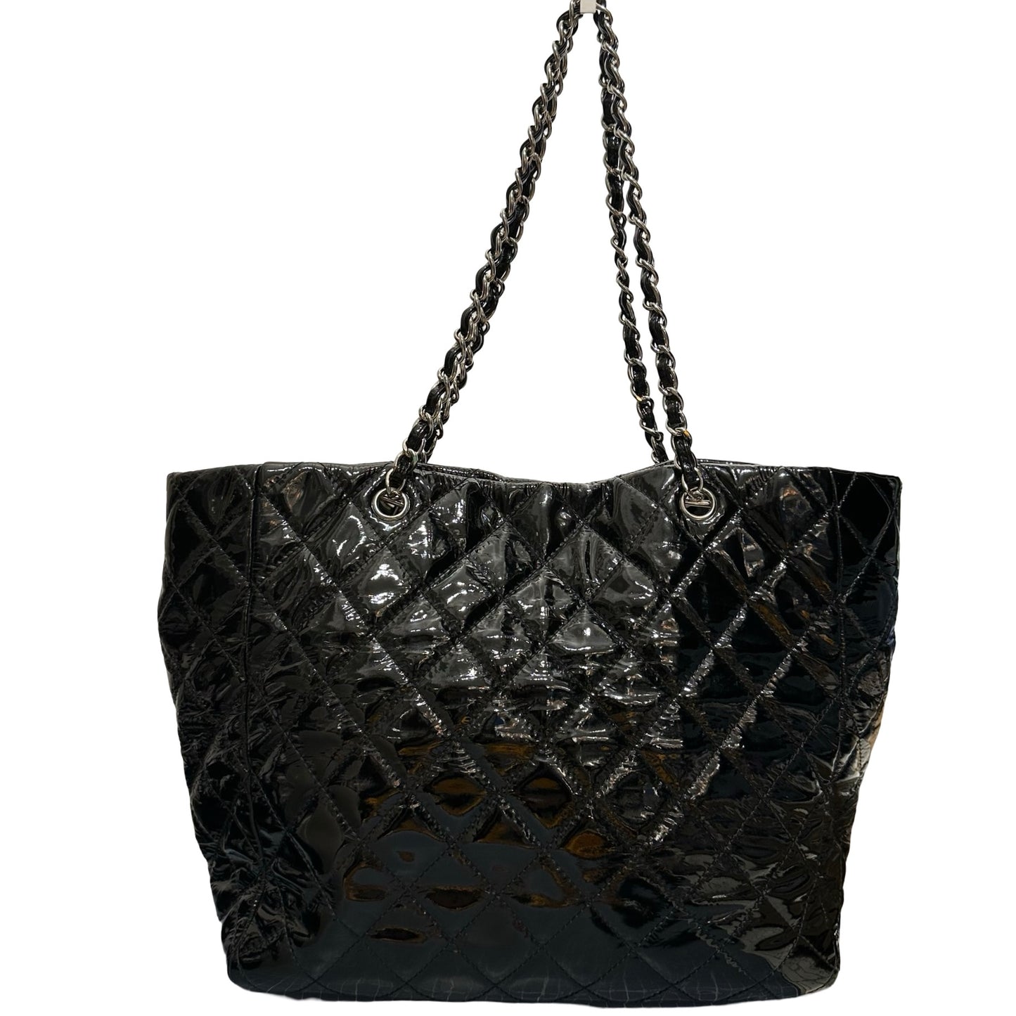 CHANEL PATENT TOTE BAG [3001038]