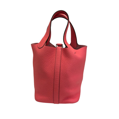 Used HERMÈS Bucket Bag Pink