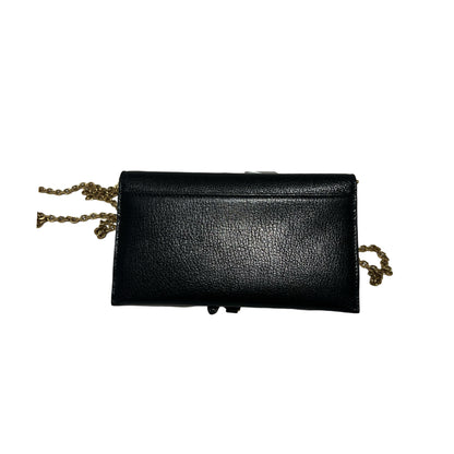 Calfskin SADDLE BAG  Chain Shoulder Bag [101393]