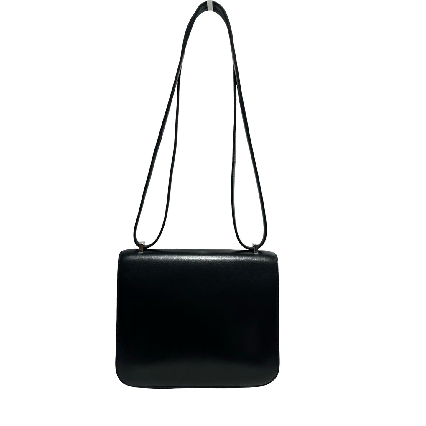 Used HERMES Solid color Constance Shoulder Bag Black