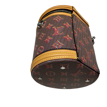 Used LOUIS VUITTON LIMITED EDITION BUCKET Cross Body Bag Brown GHW