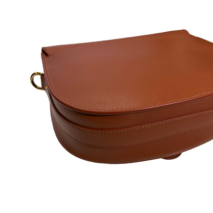 Used DIOR Calfskin Bobby Crossbody Bag Brown