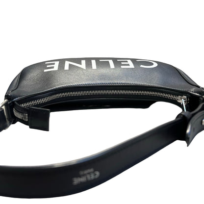 CÉLINE Calfskin Leather Ava Medium Handbag Black
