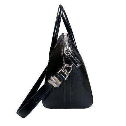 Used GIVENCHY Smooth Leather Antigona Handbag Black